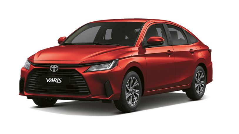 تويوتا يارس 2023 حمراء